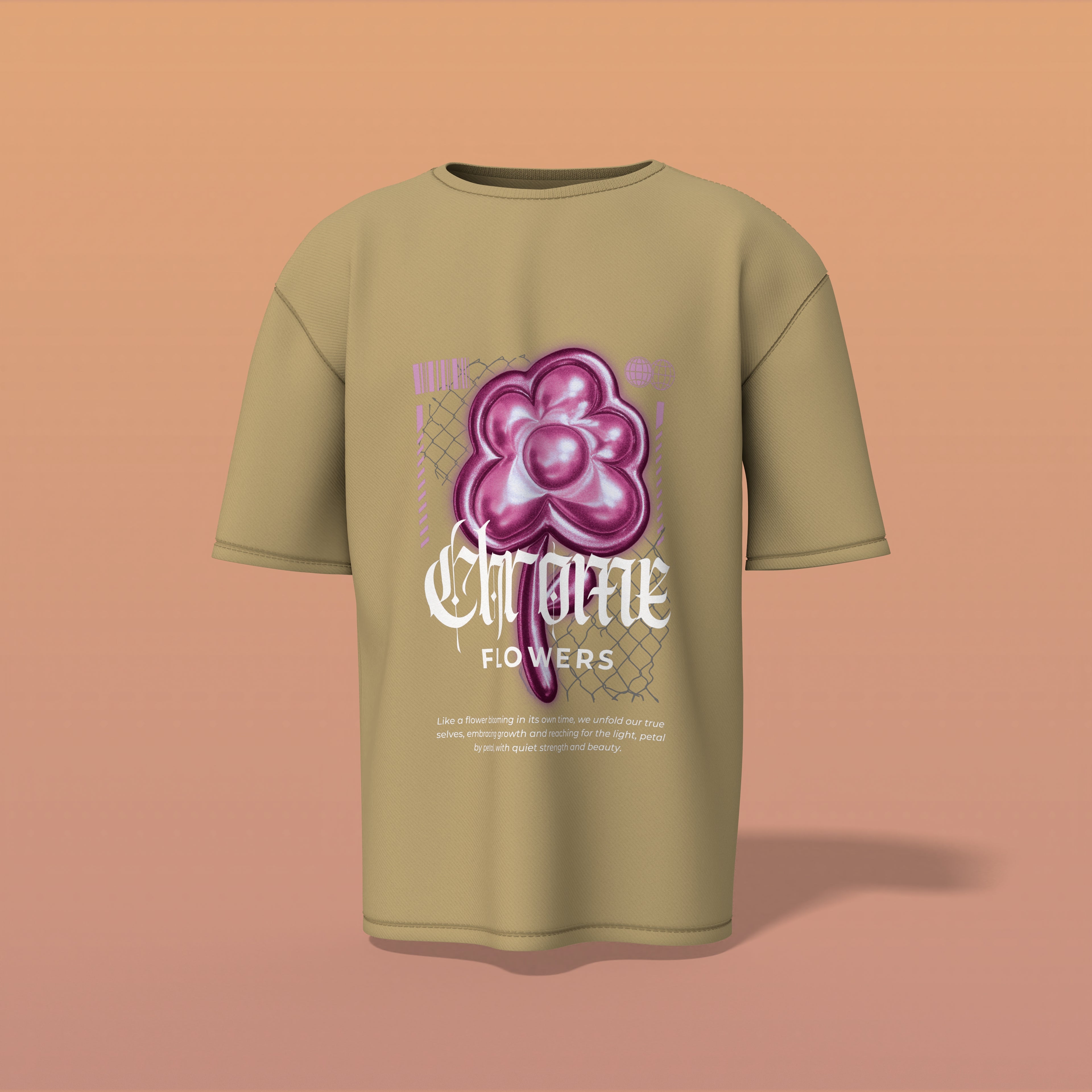 Neon Bloom Tee