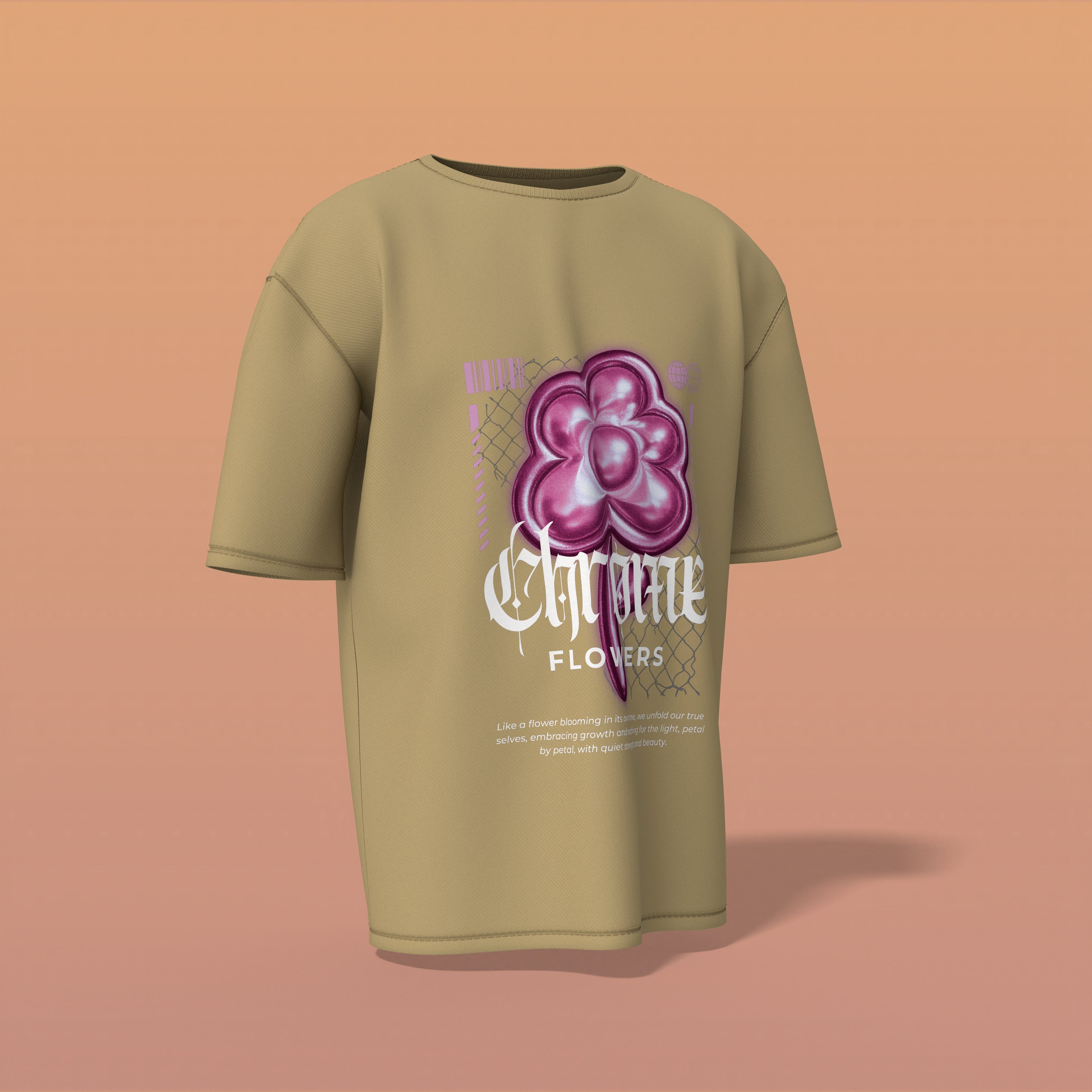 Neon Bloom Tee