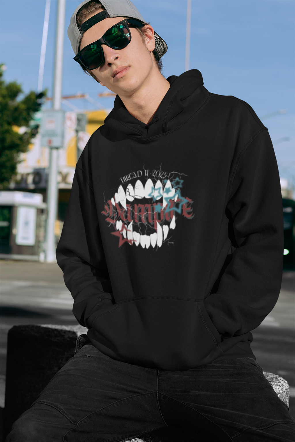 Nocturnal Reign Vampire Hoodie
