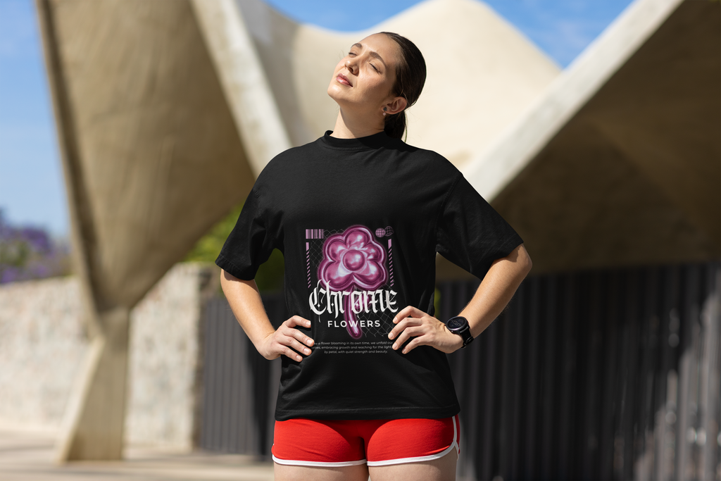 Neon Bloom Tee