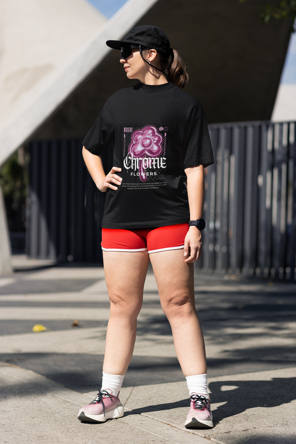 Neon Bloom Tee