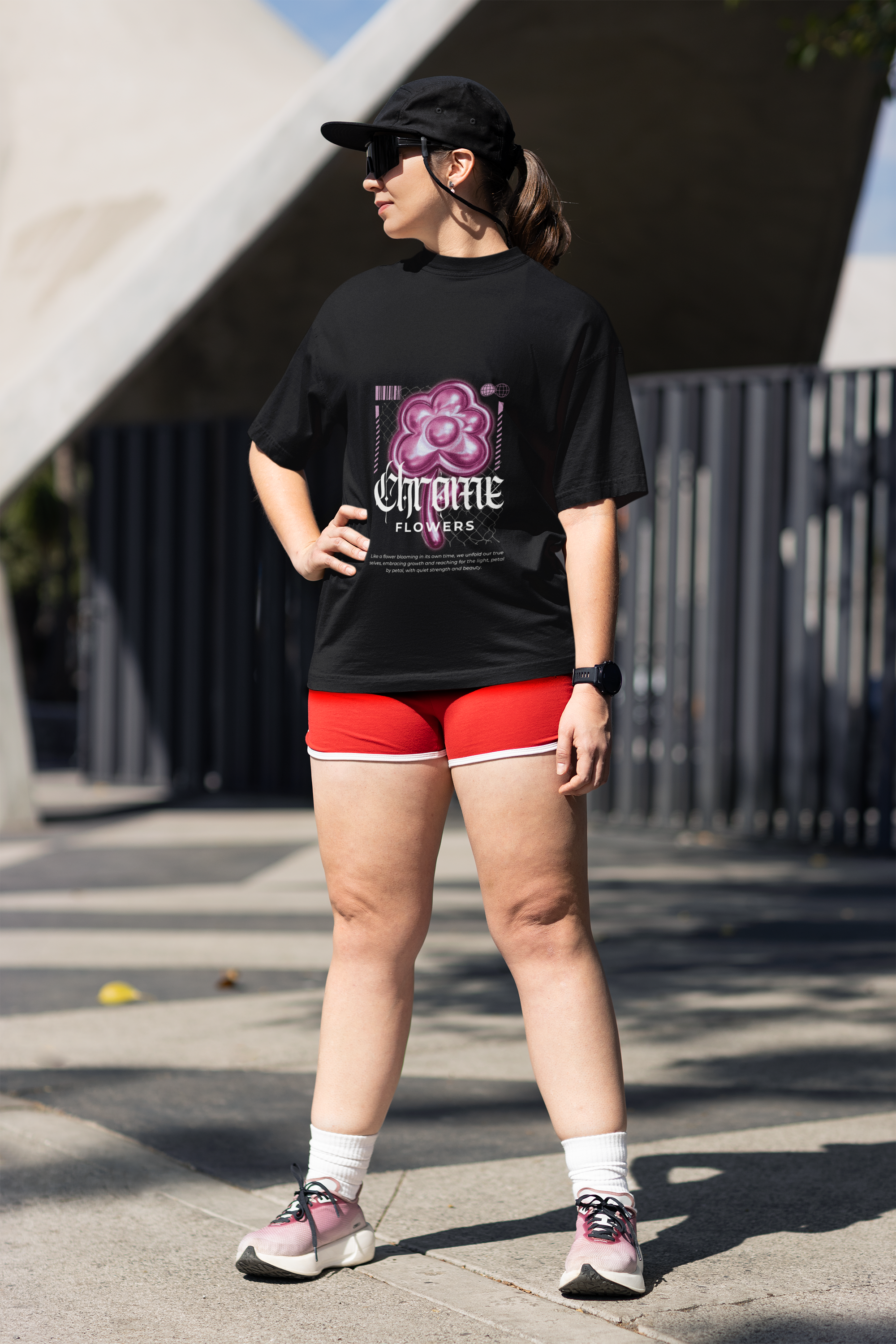 Neon Bloom Tee