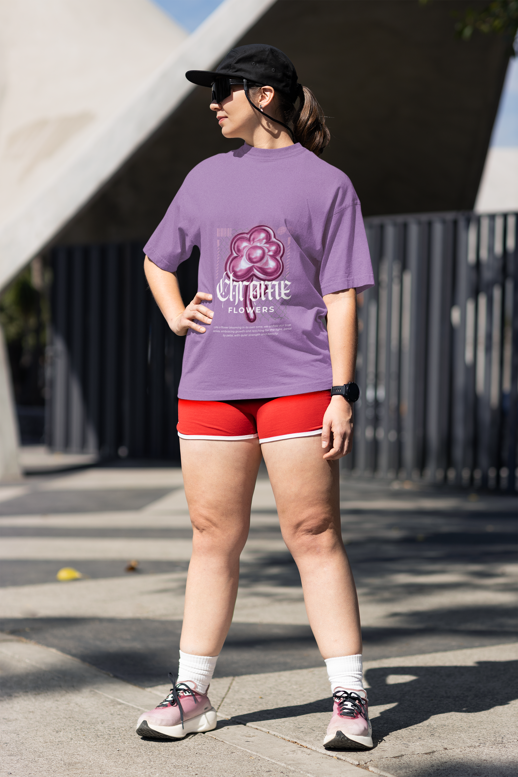 Neon Bloom Tee