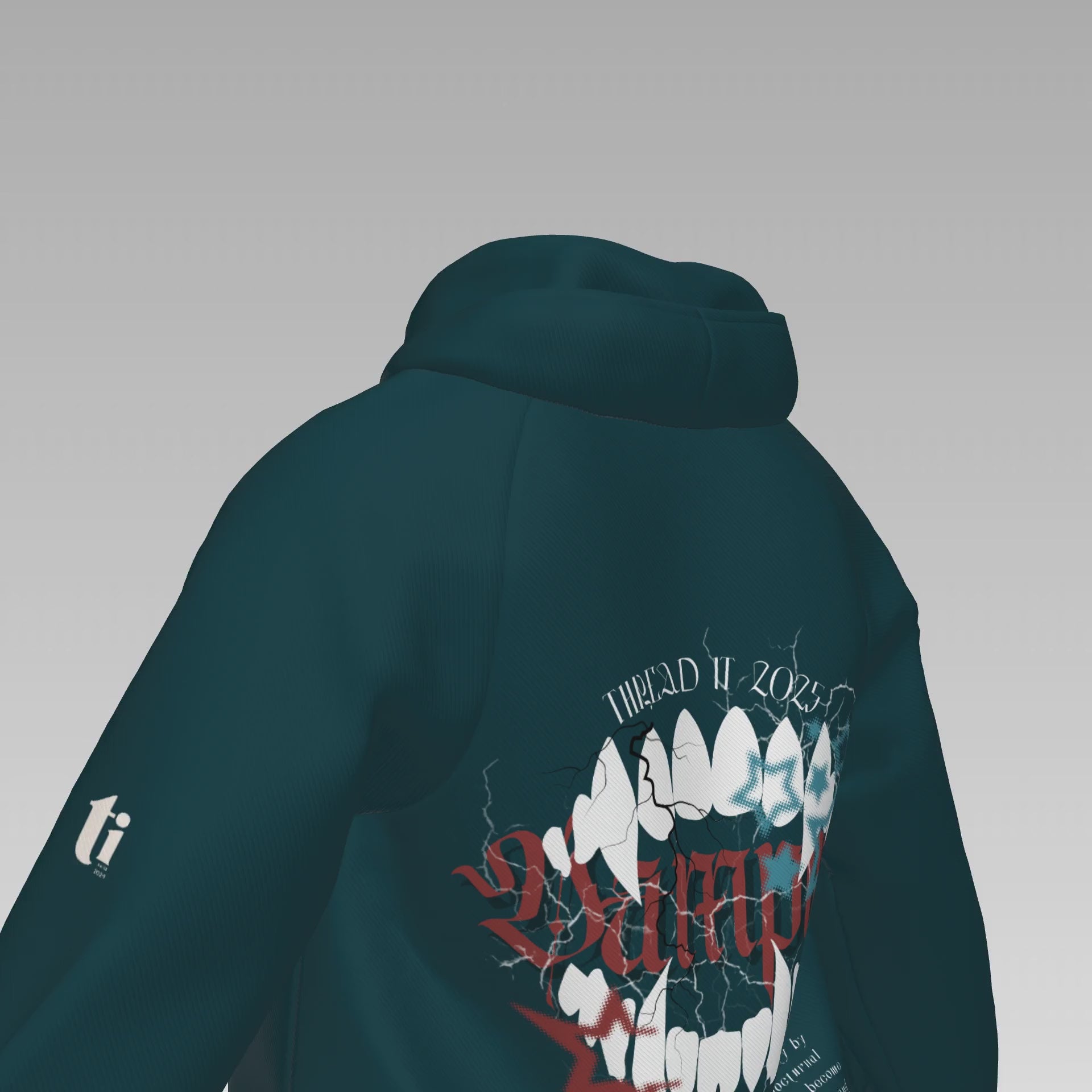 Nocturnal Reign Vampire Hoodie