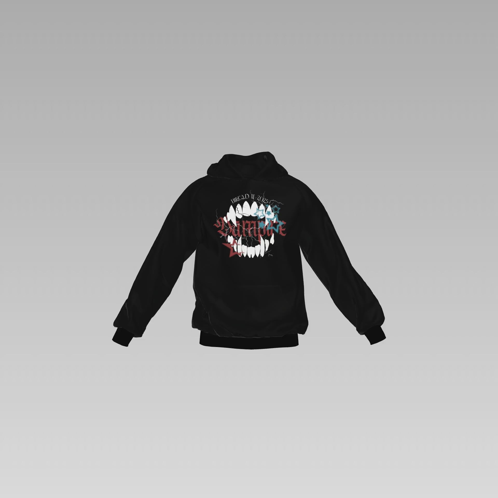 Nocturnal Reign Vampire Hoodie