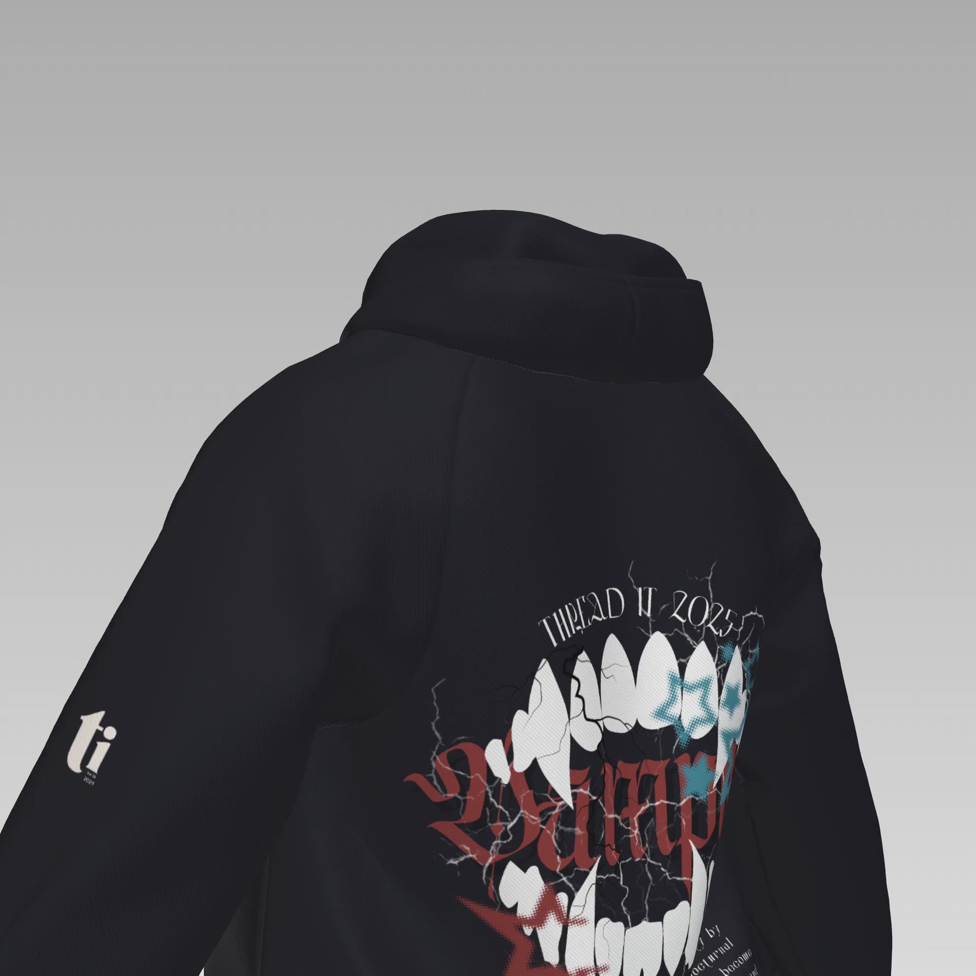 Nocturnal Reign Vampire Hoodie