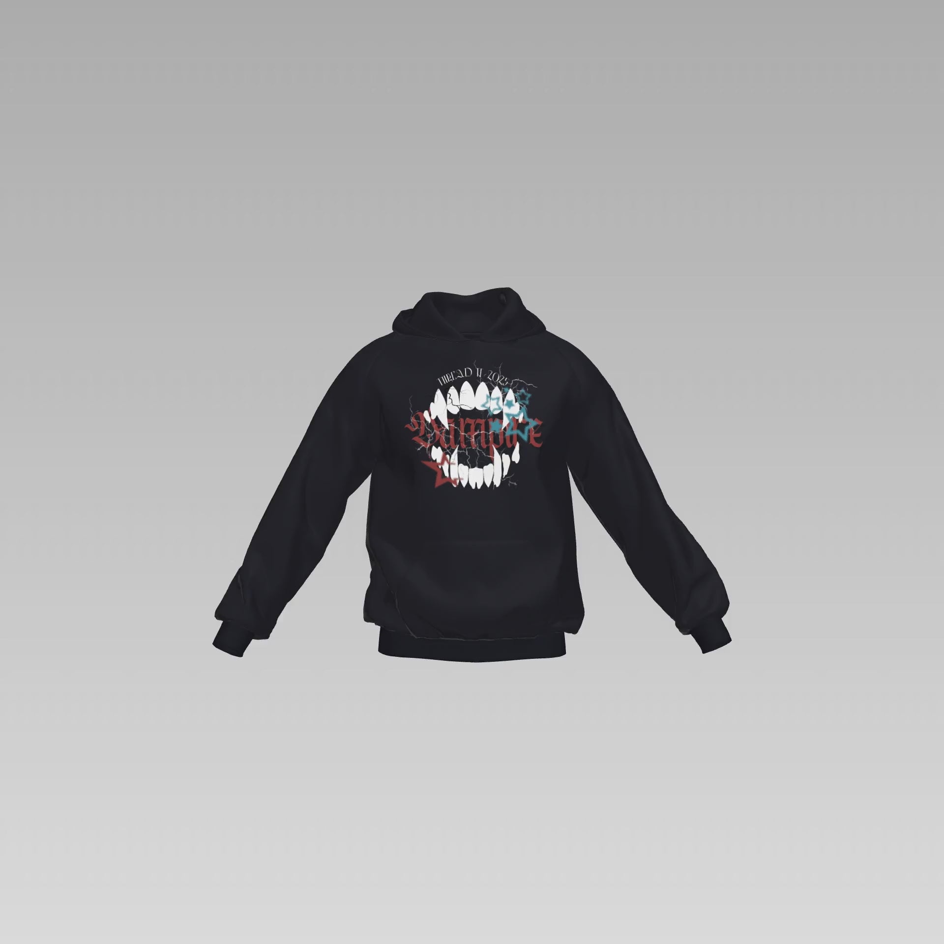 Nocturnal Reign Vampire Hoodie