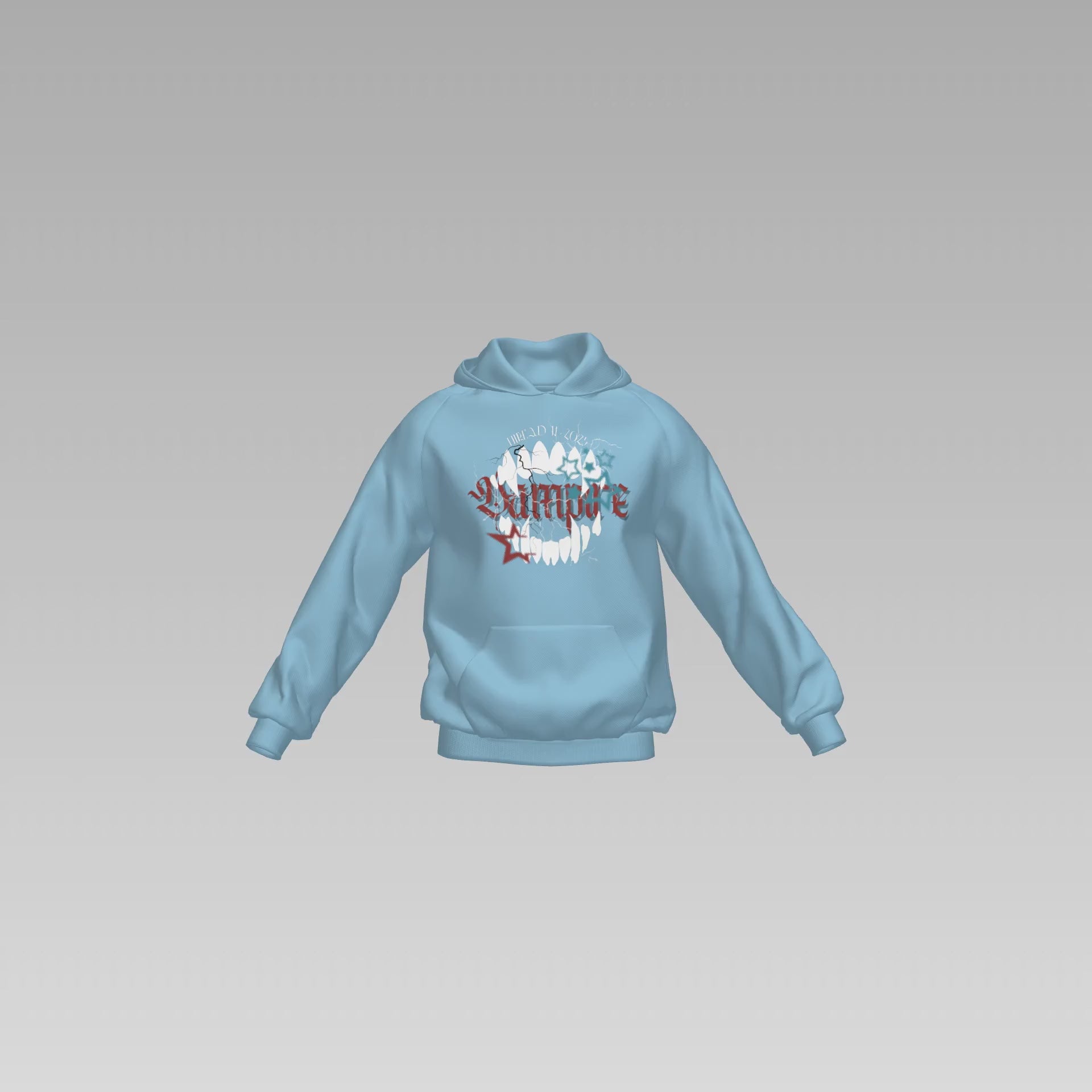 Nocturnal Reign Vampire Hoodie