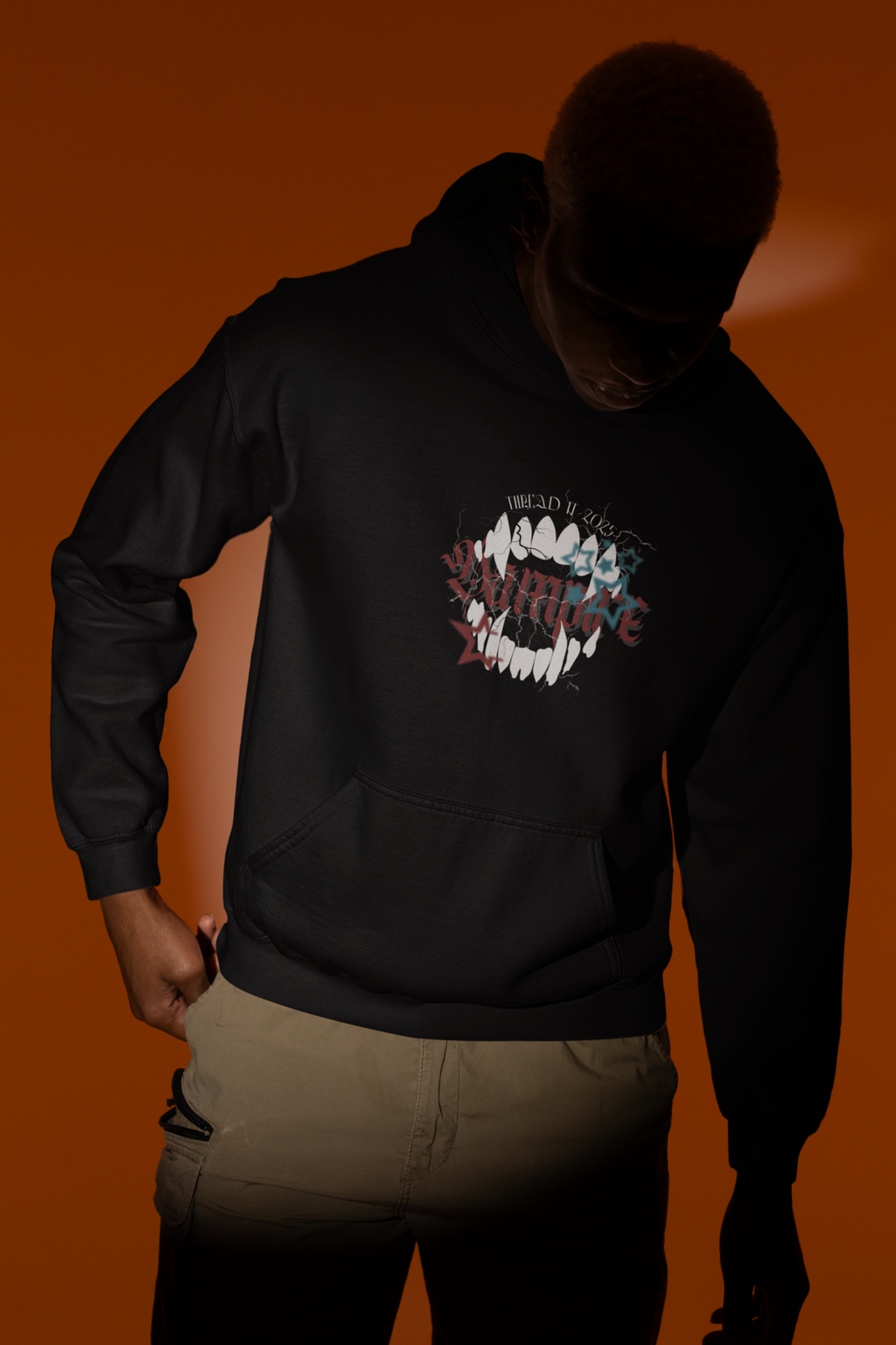 Nocturnal Reign Vampire Hoodie
